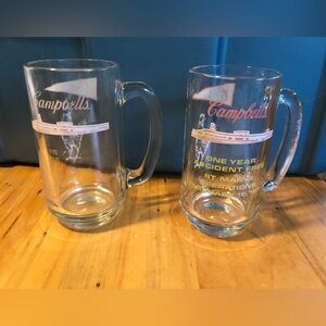 3/$20 Campbell’s Soup Accident Free for 1 Year Glasses